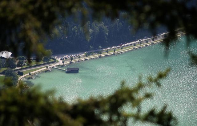 Der 'Rofan', das Rofangebirge in Tirol - der Blick auf den im Tal liegenden Achensee Der 'Rofan', das Rofangebirge in Tirol - der Blick auf den im Tal liegenden Achensee