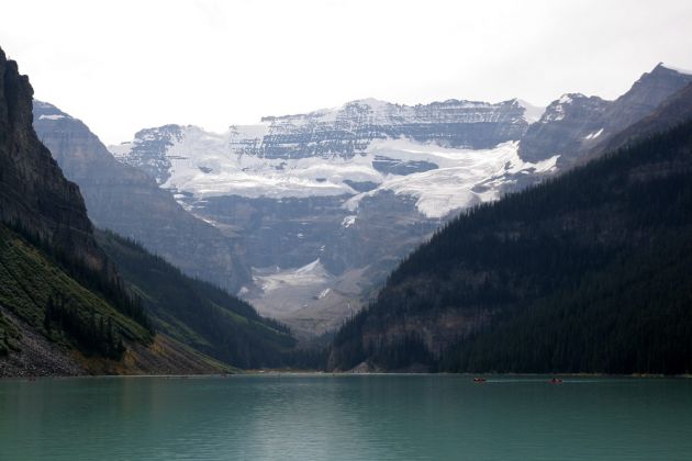Lake Louise mit dem Victoria Glacier - Rocky Mountains, Alberta Lake Louise mit dem Victoria Glacier - Rocky Mountains, Alberta