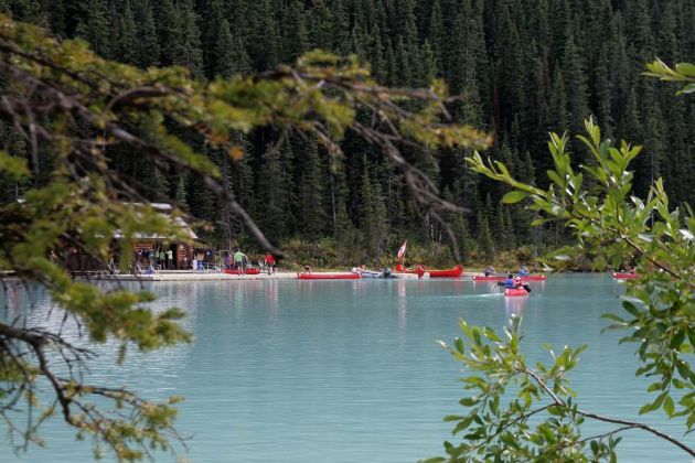 Lake Louise - Rocky Mountains in Alberta Lake Louise - Rocky Mountains in Alberta