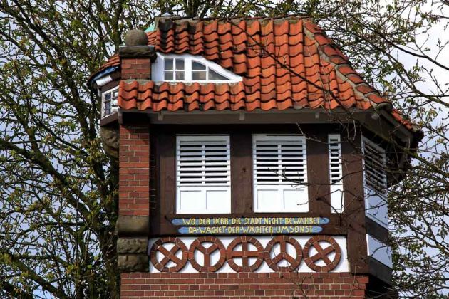 Stadt Rehburg - der historische Feuerwehrturm, Wahrzeichen der Stadt aus dem Jahre 1908 Stadt Rehburg - der historische Feuerwehrturm, Wahrzeichen der Stadt aus dem Jahre 1908