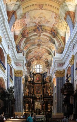 Święta Lipka - Heiligelinde, der Innenraum der Wallfahrtskirche