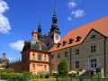 Święta Lipka - Heiligelinde, die Wallfahrtskirche und das Kloster-Gebäude