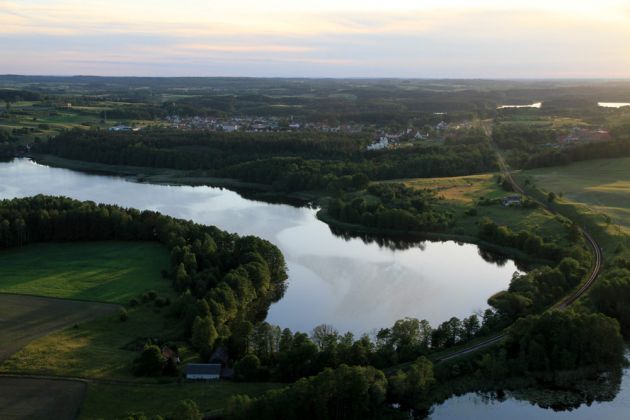Jezioro Rekąty - die Masurischen Seen und Landschaften aus der Luft Jezioro Rekąty - die Masurischen Seen und Landschaften aus der Luft