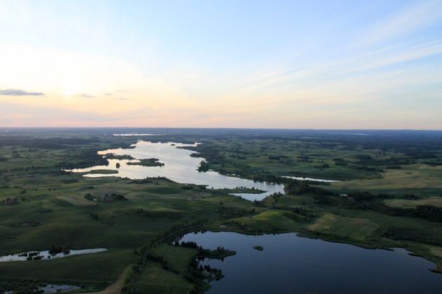 Die Masurischen Seen und Landschaften aus der Luft Die Masurischen Seen und Landschaften aus der Luft