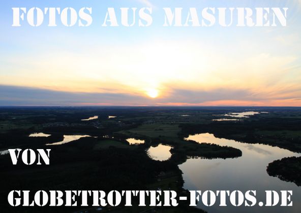 Die Masurischen Seen und Landschaften zum Sonnenuntergang Die Masurischen Seen und Landschaften zum Sonnenuntergang