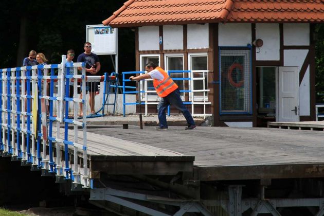 Gizycko - Lötzen, die handbetriebene Drehbrücke Gizycko - Lötzen, die handbetriebene Drehbrücke