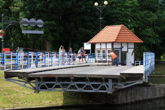 Gizycko - Lötzen, die handbetriebene Drehbrücke Gizycko - Lötzen, die handbetriebene Drehbrücke