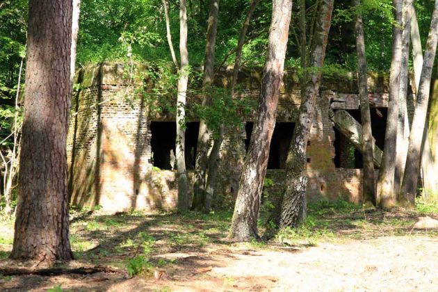 Die Wolfsschanze, ehemaliges Führerhauptquartier bei Rastenburg im früheren Ostpreussen Die Wolfsschanze, ehemaliges Führerhauptquartier bei Rastenburg im früheren Ostpreussen