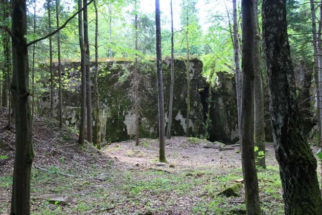 Die Wolfsschanze, ehemaliges Führerhauptquartier bei Rastenburg im früheren Ostpreussen Die Wolfsschanze, ehemaliges Führerhauptquartier bei Rastenburg im früheren Ostpreussen
