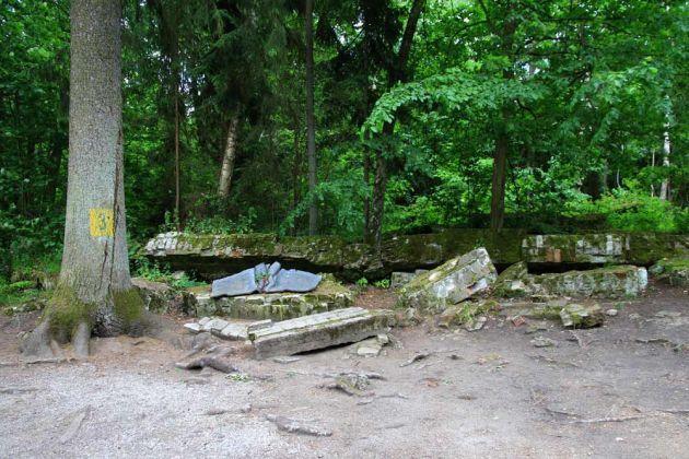 Die Wolfsschanze, ehemaliges Führerhauptquartier bei Rastenburg im früheren Ostpreussen Die Wolfsschanze, ehemaliges Führerhauptquartier bei Rastenburg im früheren Ostpreussen