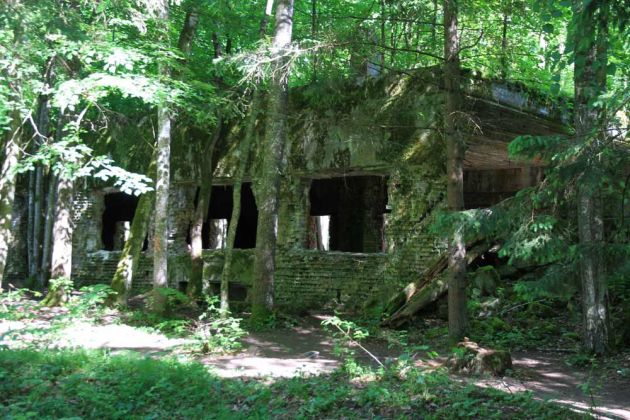 Die Wolfsschanze, ehemaliges Führerhauptquartier bei Rastenburg im früheren Ostpreussen Die Wolfsschanze, ehemaliges Führerhauptquartier bei Rastenburg im früheren Ostpreussen