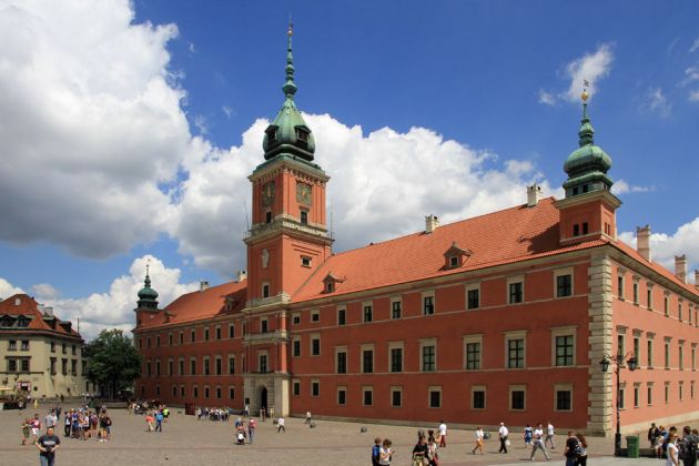 Stare Miasto - Das Königsschloss am Plac Zankowy/Schlossplatz in der Altstadt von Warschau Stare Miasto - Das Königsschloss am Plac Zankowy/Schlossplatz in der Altstadt von Warschau
