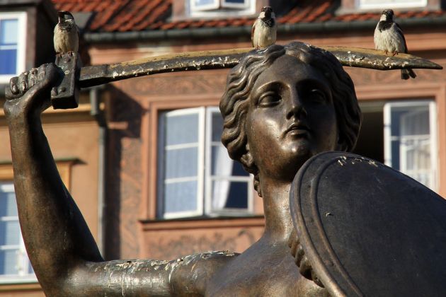 Der Altstädter Markt in der Altstadt von Warschau - Warszawa, Stare Miasto Der Altstädter Markt in der Altstadt von Warschau - Warszawa, Stare Miasto