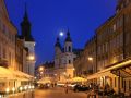 Die Neustadt von Warschau - die Ulica Freta mit der St. Jacek- und der Heiliggeistkirche