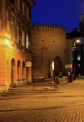 Die Neustadt von Warschau - der Barbakan Die Neustadt von Warschau - der Barbakan