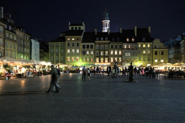 Warschaus Altstadt - der Altstädter Markt Warschaus Altstadt - der Altstädter Markt