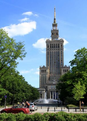 Warschau-Śródmieście - der Kulturpalast Warschau-Śródmieście - der Kulturpalast