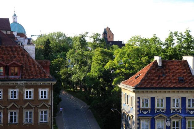 Warszawa, Nowe Miasto - die Warschauer Neustadt, historische Häuser an der Mostawa Warszawa, Nowe Miasto - die Warschauer Neustadt, historische Häuser an der Mostawa