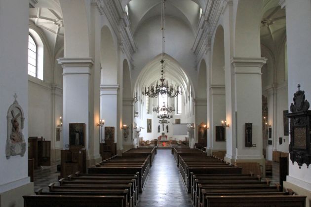 Warszawa, Nowe Miasto - die Warschauer Neustadt, Innenraum der St. Jacek Kirche Warszawa, Nowe Miasto - die Warschauer Neustadt, Innenraum der St. Jacek Kirche