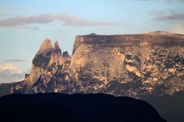 Eppan-Perdonig - Appiano Predonico - Blick auf die Dolomiten Schlern