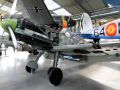 Flugwerft Schleissheim, die grosse Ausstellungshalle -  Messerschmitt Bf 109 E-3, Werks-Nr. 790