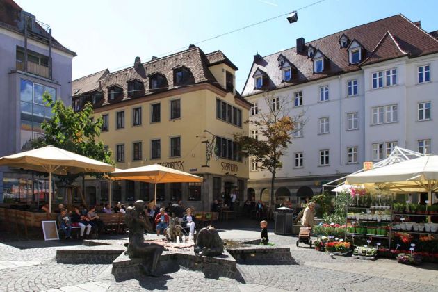 Würzburg - der Platz Beim Grafeneckart