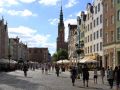 Langer Markt mit dem Rechtstädter Rathaus - Danzig, Gdańsk 
