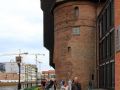 Das Krantor am Mottlau-Ufer - weltberühmtes Wahrzeichen von Danzig, Gdańsk