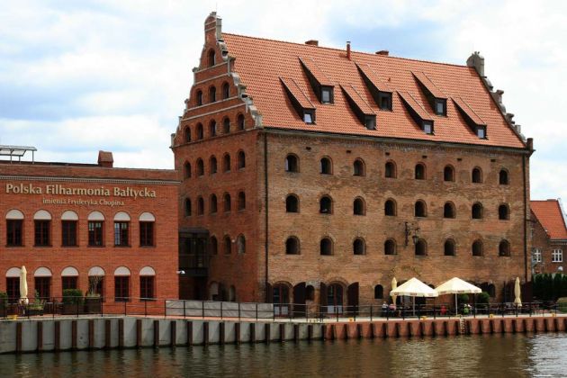 Hotel Królewski auf der Speicherinsel - Danzig, Gdańsk, Motława