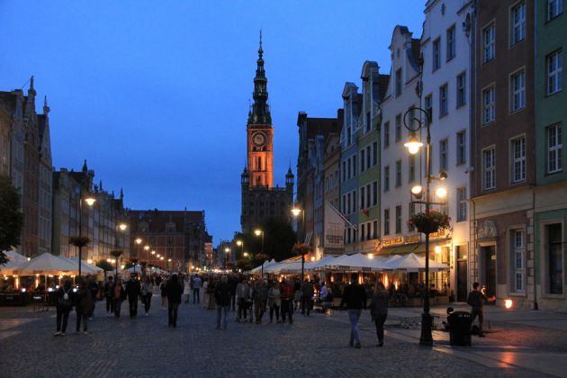 Danzig, Gdańsk - der Lange Markt, Długi Targ Danzig, Gdańsk - der Lange Markt, Długi Targ
