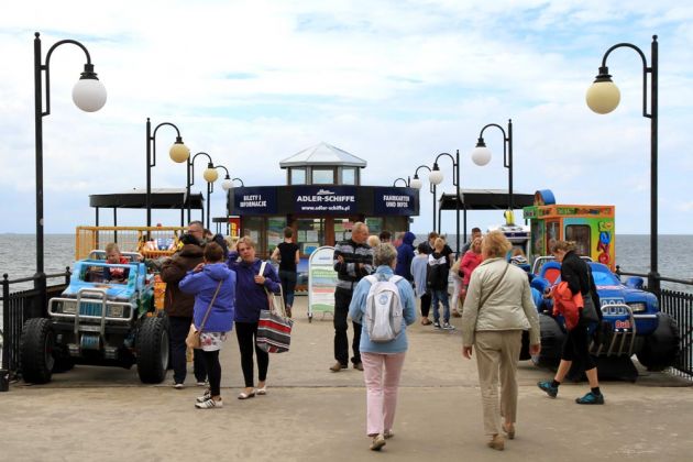 Auf der Seebrücke von Misdoy - Molo Międzyzdroje Auf der Seebrücke von Misdoy - Molo Międzyzdroje