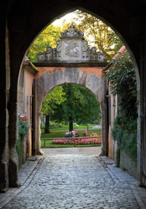 Rothenburg ob der Tauber - Alte Burg, Tor zum Burggarten Rothenburg ob der Tauber - Alte Burg, Tor zum Burggarten