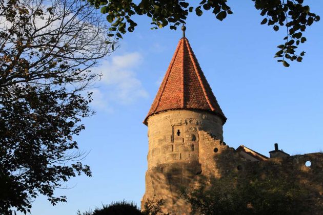 Rothenburg ob der Tauber - Turm am Figurentheater Rothenburg ob der Tauber - Turm am Figurentheater