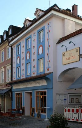 Murnau am Staffelsee - Hausfassade am Obermarkt Murnau am Staffelsee - Hausfassade am Obermarkt