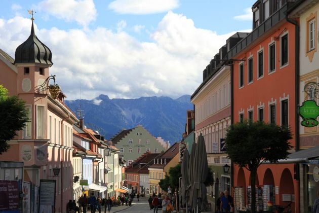 Murnau am Staffelsee - Fussgängerzone Ober- und Untermarkt Murnau am Staffelsee - Fussgängerzone Ober- und Untermarkt