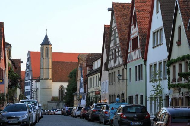 Rothenburg ob der Tauber - die Spitalgasse Rothenburg ob der Tauber - die Spitalgasse