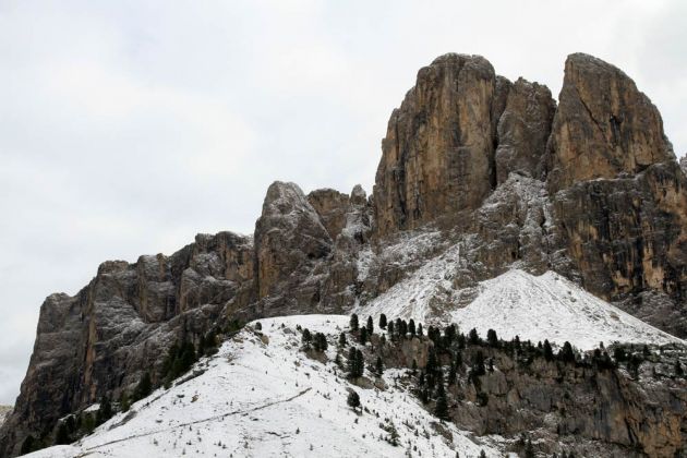 Grödner Joch, Passo Gardena, 2121 m - Teil der Sella-Gruppe