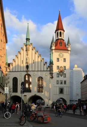 München - der Marienplatz, das Alte Rathaus München - der Marienplatz, das Alte Rathaus
