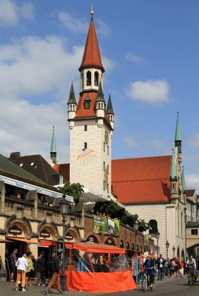 München - Altes Rathaus und Viktualienmarkt München - Altes Rathaus und Viktualienmarkt