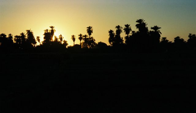 Sudan-Rundreise - Sonnenuntergang bei Dongola Sudan-Rundreise - Sonnenuntergang bei Dongola