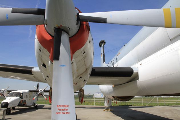 Breguet 1150 Atlantic, das rechte Triebwerk - Kennung 61+04 - Dornier Stiftung Friedrichshafen Breguet 1150 Atlantic, das rechte Triebwerk - Kennung 61+04 - Dornier Stiftung Friedrichshafen