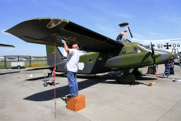 Dornier Museum in Friedrichshafen - die Dornier Do 28 D 2 Skyservant Dornier Museum in Friedrichshafen - die Dornier Do 28 D 2 Skyservant