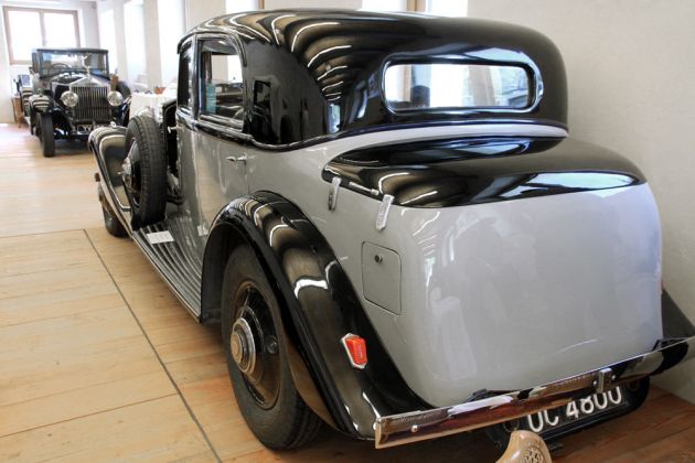 Rolls-Royce Phantom II Sport Saloon, Heckansicht - Baujahr 1933 