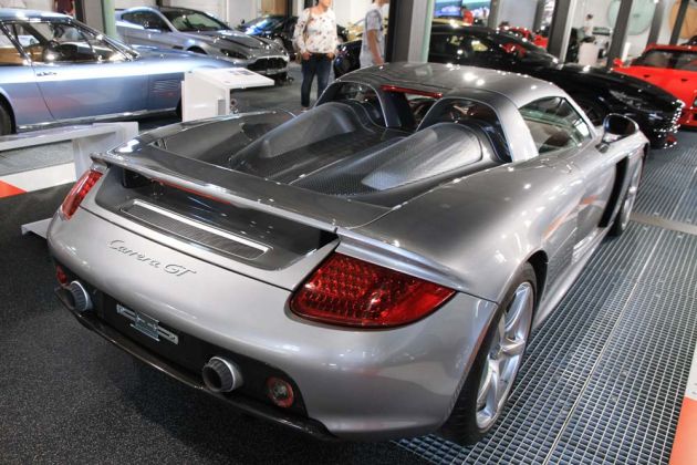 Porsche Carrera GT - Baujahr 2005 - Autobau Erlebniswelt am Bodensee, Romanshorn, Schweiz Porsche Carrera GT - Baujahr 2005 - Autobau Erlebniswelt am Bodensee, Romanshorn, Schweiz