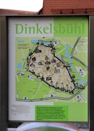Dinkelsbühl - Plan der Altstadt Dinkelsbühl - Plan der Altstadt