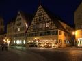 Dinkelsbühl - Marktplatz mit Karmeliterkloster zur Blauen Stunde