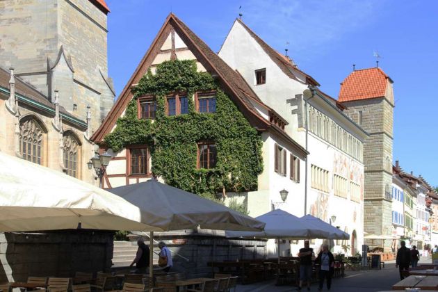Überlingen am Bodensee - das Rathaus in der Münsterstrasse Überlingen am Bodensee - das Rathaus in der Münsterstrasse