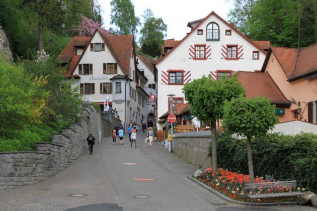 Meersburg am Bodensee - Steigstrasse zur Oberstadt Meersburg am Bodensee - Steigstrasse zur Oberstadt