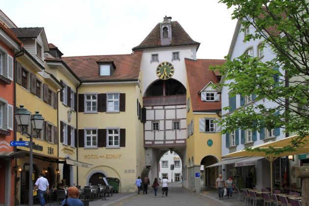 Meersburg am Bodensee - Unterstadttor und Unterstadtstrasse Meersburg am Bodensee - Unterstadttor und Unterstadtstrasse