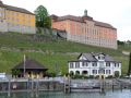 Meersburg am Bodensee - der Hafen mit dem Staatsweingut